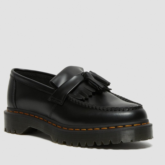 Dr. Martens Shoes - NWOB Dr. Martens Black Adrian Bex smooth Tassel platform Loafers unisex